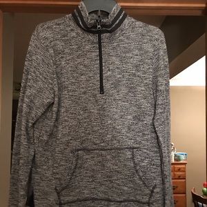 SO quarter zip mock neck tunic